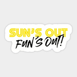 sun out Sticker